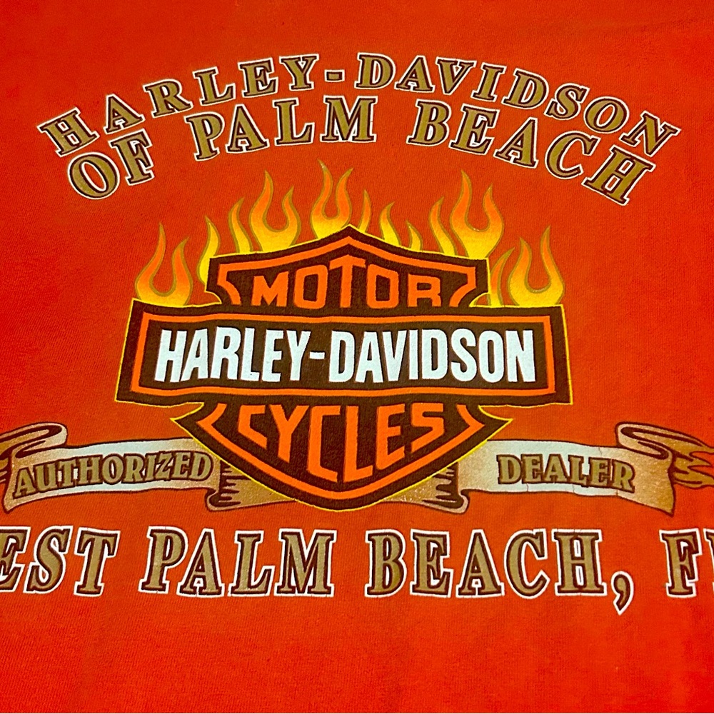 West Palm Beach Harley Davidson long sleeve tee